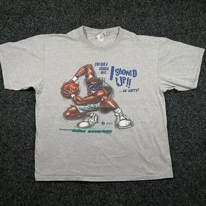 Vintage 90s Dallas Mavericks NBA Basketball caricature T-Shirt XL